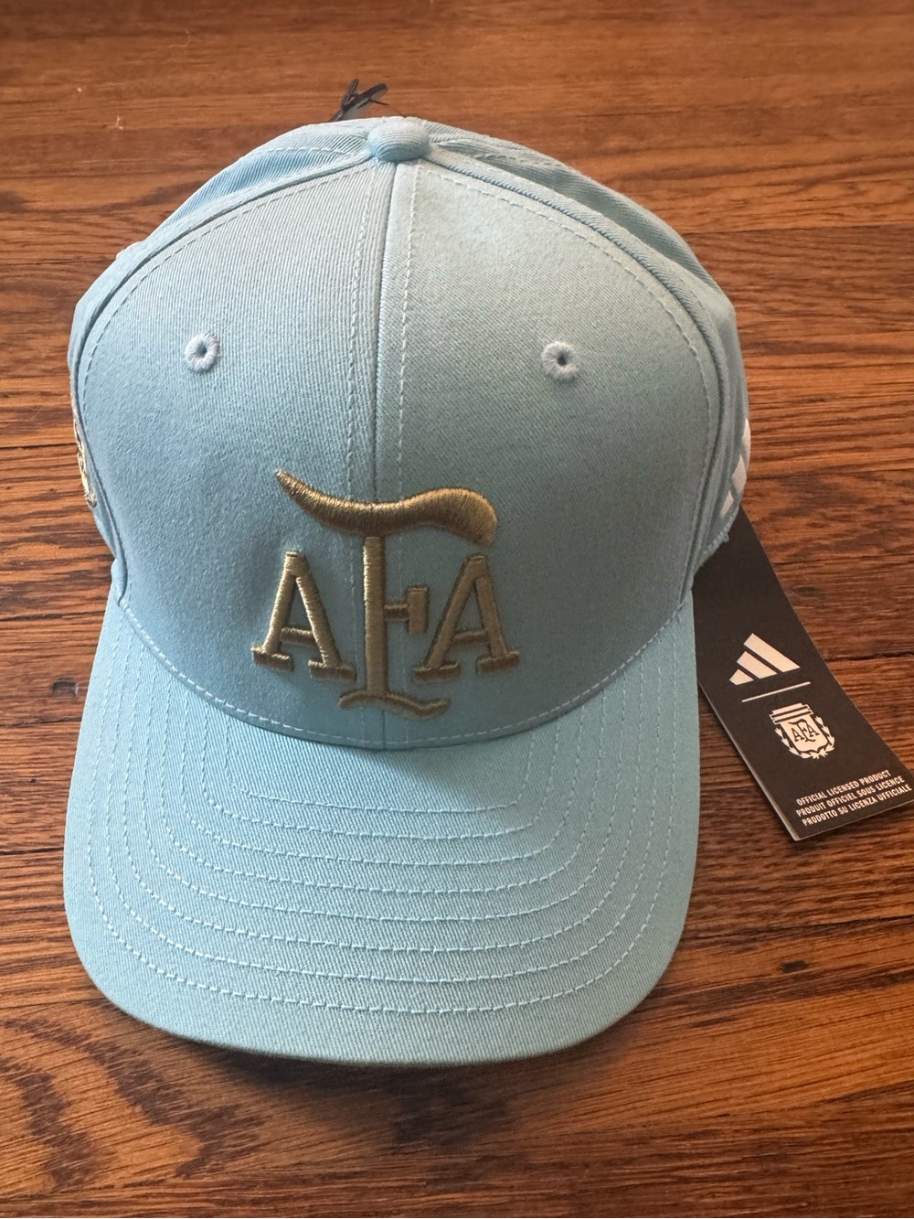 Argentina National Team adidas Unisex Team Snapback Hat - Light Blue